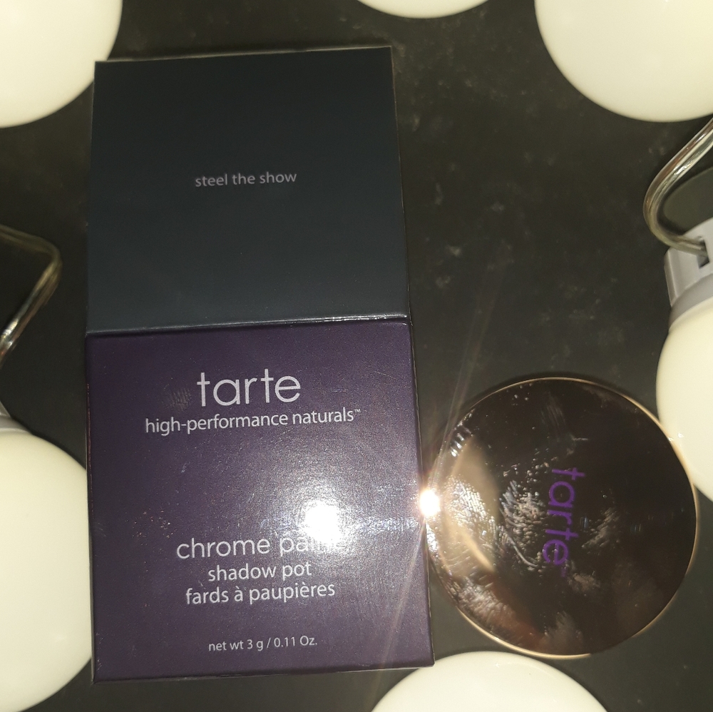 Tarte Chrome Pait Shadow Pot Steel The Show